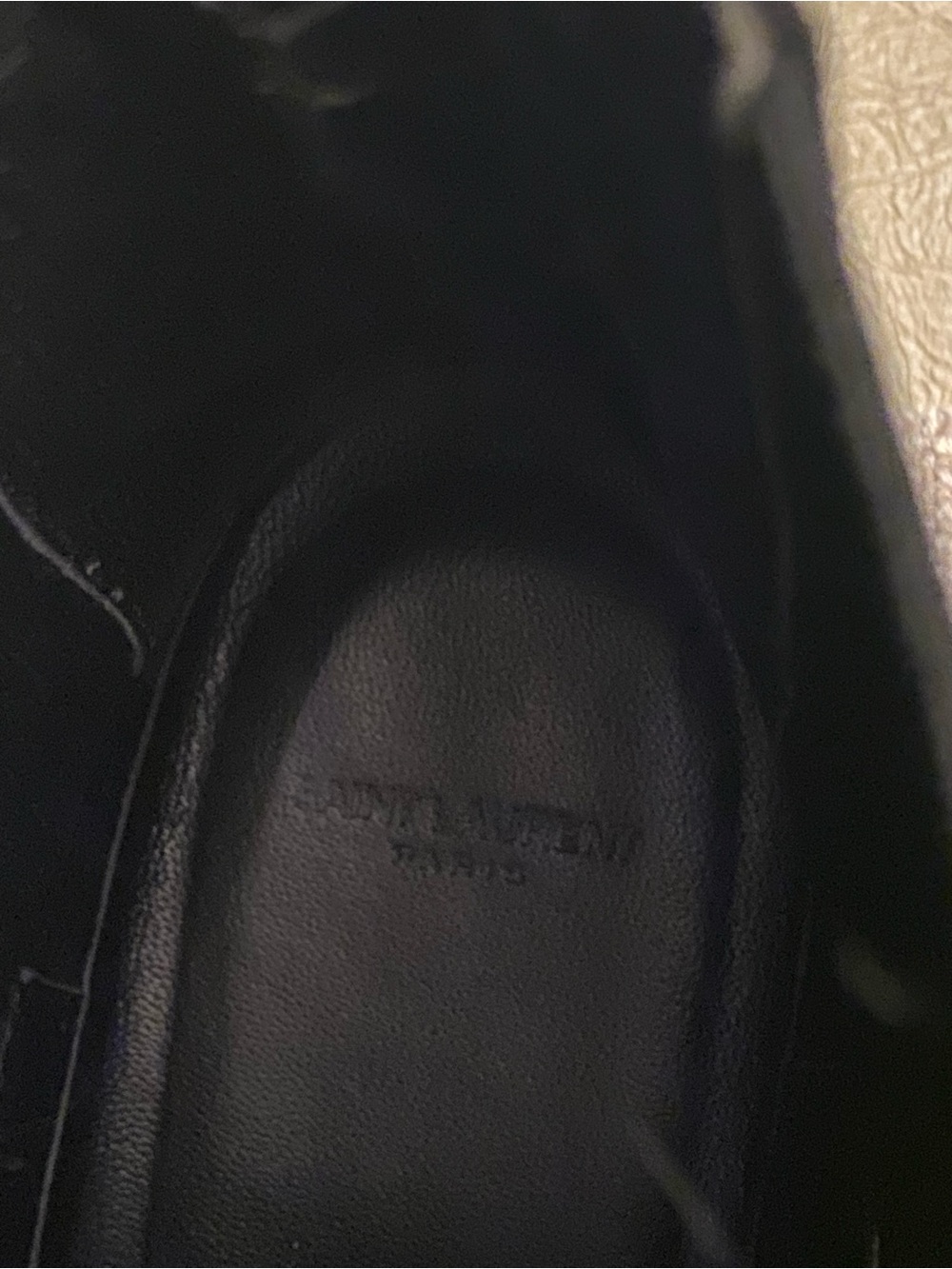 Men's Saint Laurent Black Suede Chelsea Boots - Picture 5 of 7